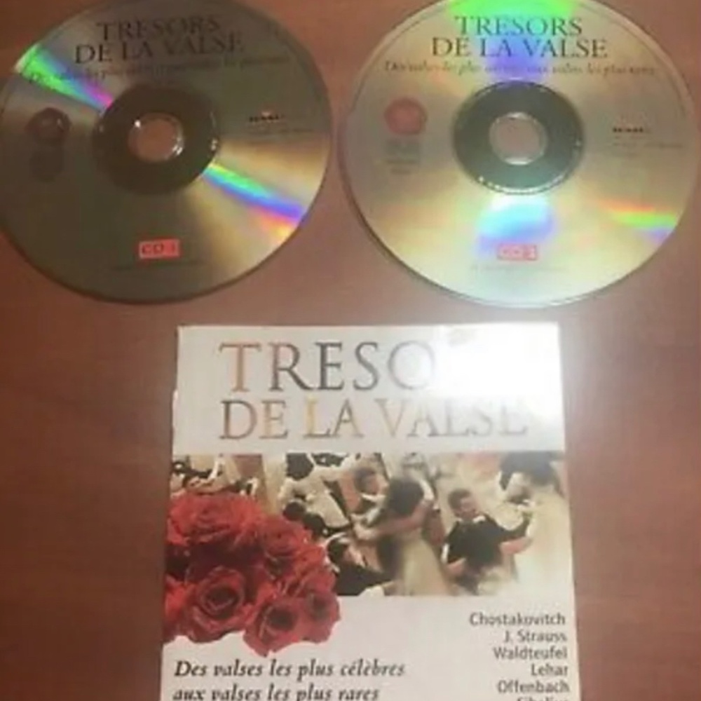Treasures of Waltz  CD  Tresors De La Valse 2 CDs  Chostakovitch, Strauss,...VGC